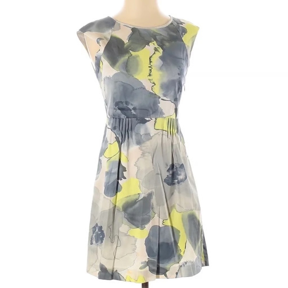 Theory Floral Watercolor Dress